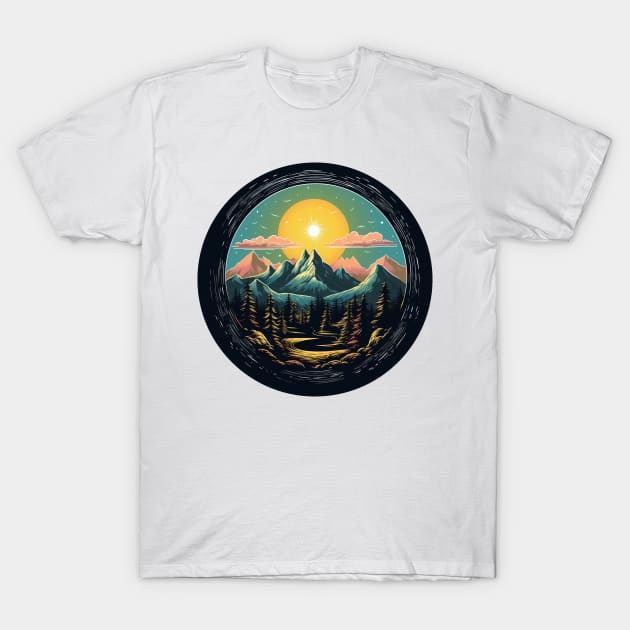 Adventure Landscape T-Shirt by TacoTruckShop